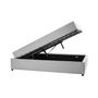 Voir la diapositive 4 : Lit coffre avec sommier relevable 140x190 cm LEO