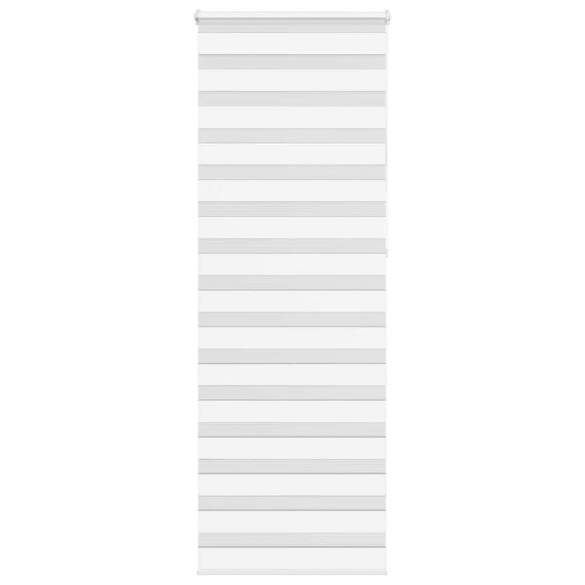 VIDAXL Store zebre blanc 70x230 cm largeur du tissu 65,9 cm polyester