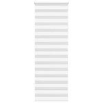 VIDAXL Store zebre blanc 70x230 cm largeur du tissu 65,9 cm polyester