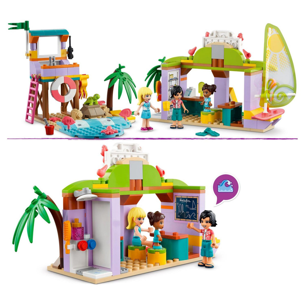 LEGO Friends 41710 Animation et Surf sur la plage