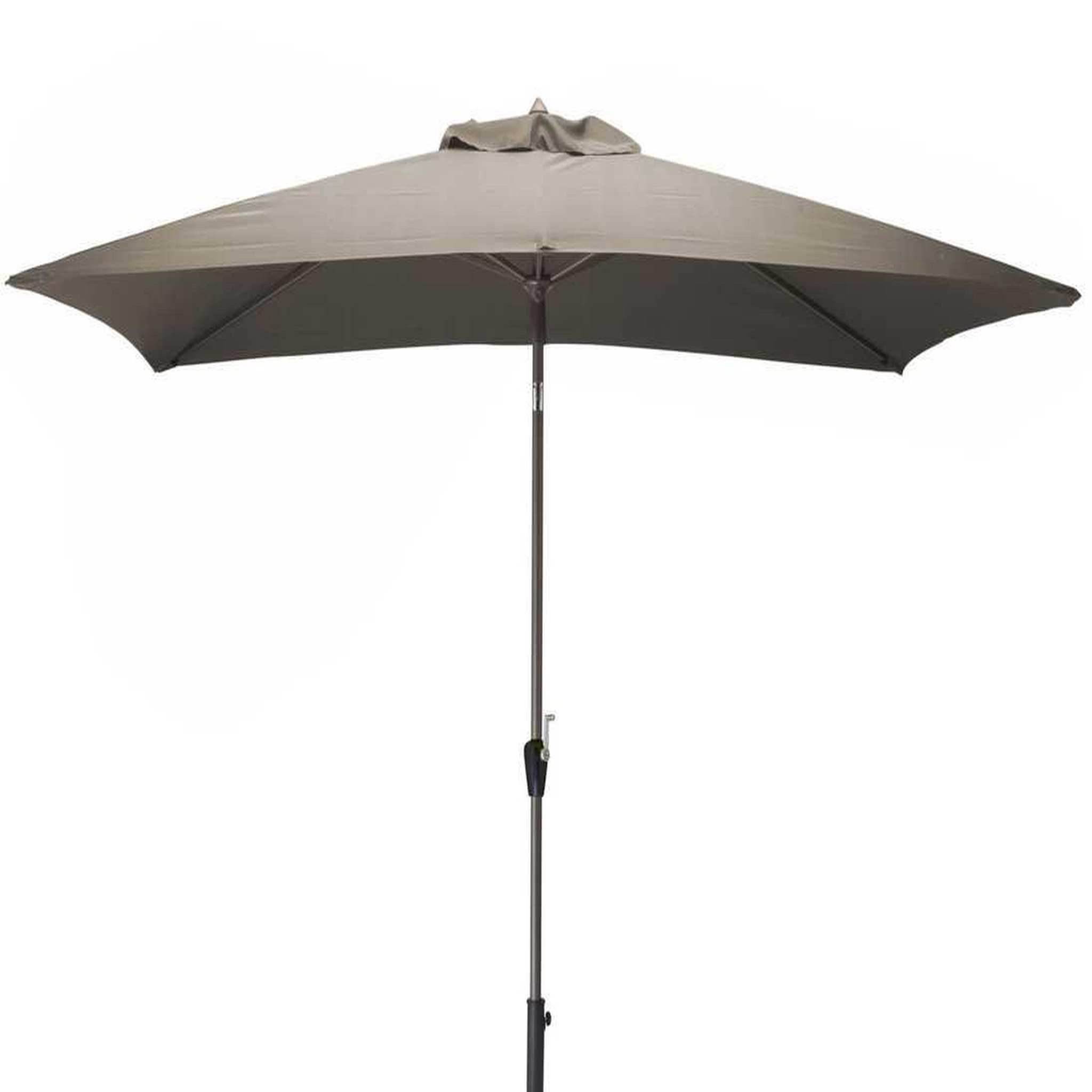 Proloisirs Parasol droit - 300 x 200 cm - Aluminium - Toile taupe
