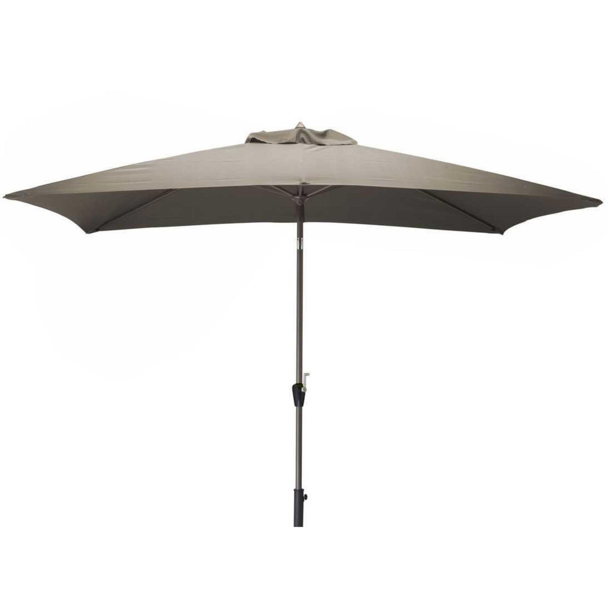 Proloisirs Parasol droit - 300 x 200 cm - Aluminium - Toile taupe