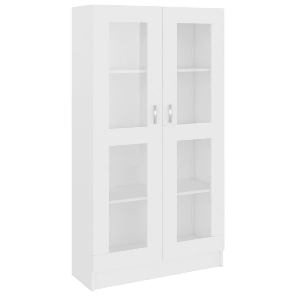 VIDAXL Armoire a vitrine Blanc 82,5x30,5x150 cm Bois d'ingenierie