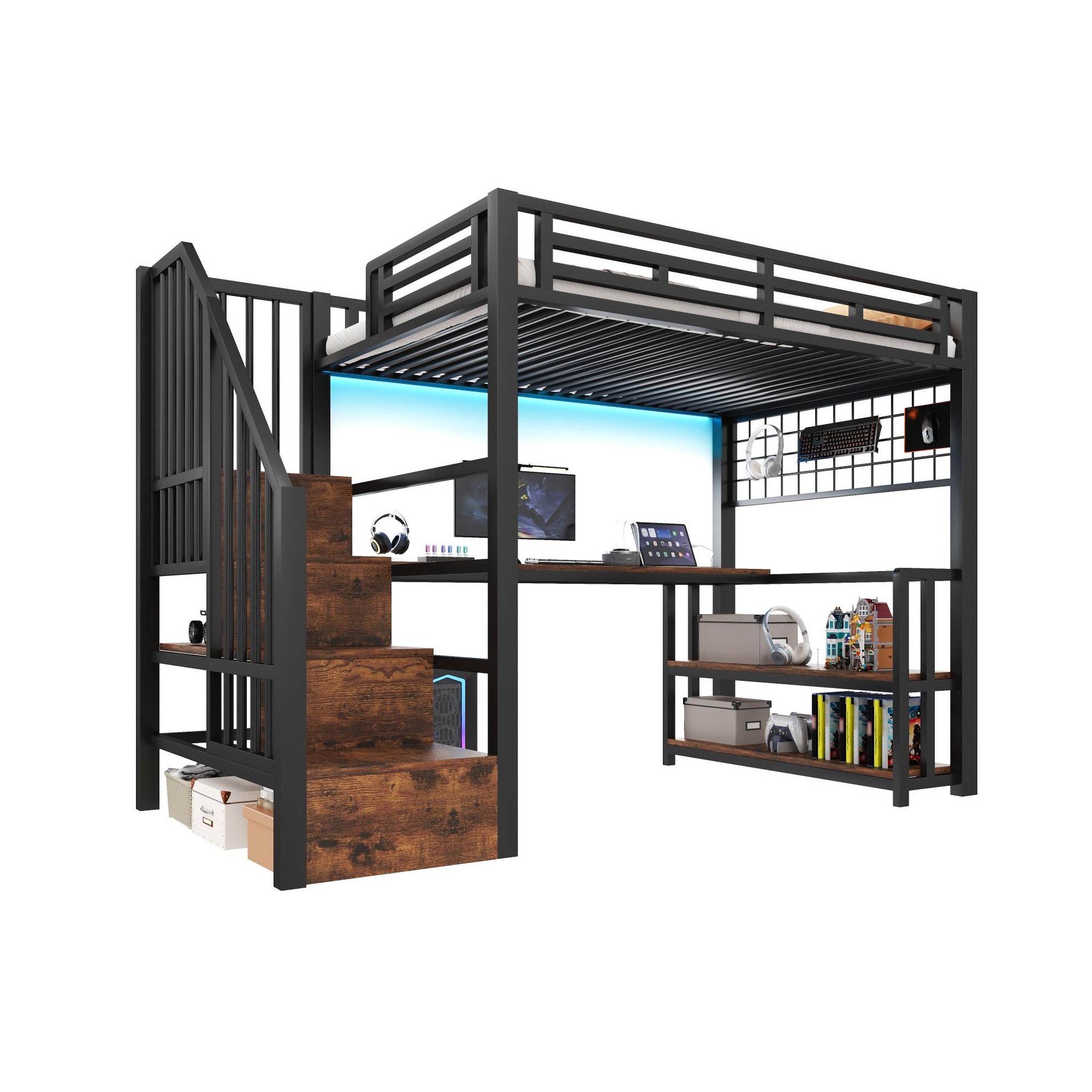 Voir la diapositive 1 : MERAX Lit mezzanine