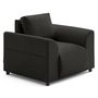 Voir la diapositive 1 : LISA DESIGN Camelia - fauteuil avec poche en velours