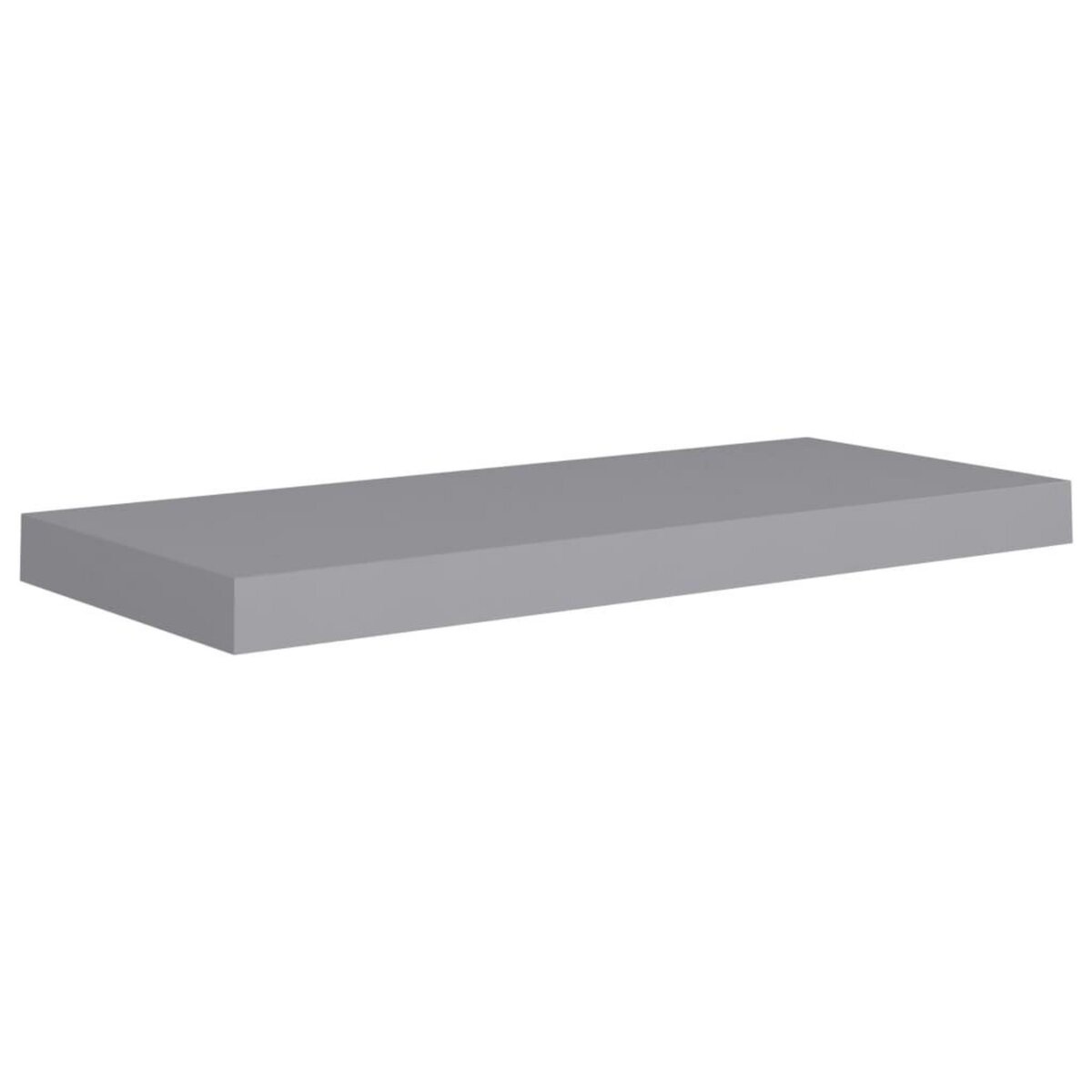 VIDAXL Etagere murale flottante gris 60x23,5x3,8 cm MDF