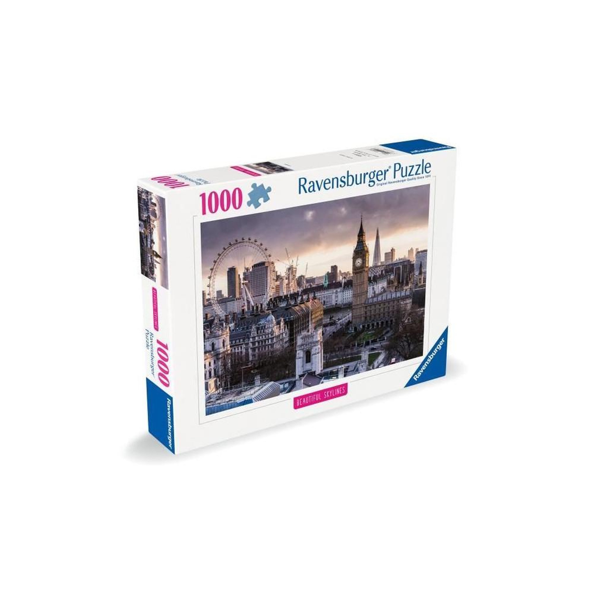 Voir la diapositive 2 : RAVENSBURGER Puzzle 1000 pièces - La ville de Londres en détail - Ravensburger