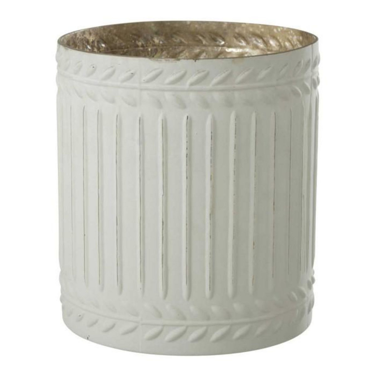 Paris Prix Photophore Déco en Verre  Ezy  23cm Blanc