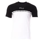 FILA T shirt /Blanc Homme Fila Tape. Coloris disponibles : Noir