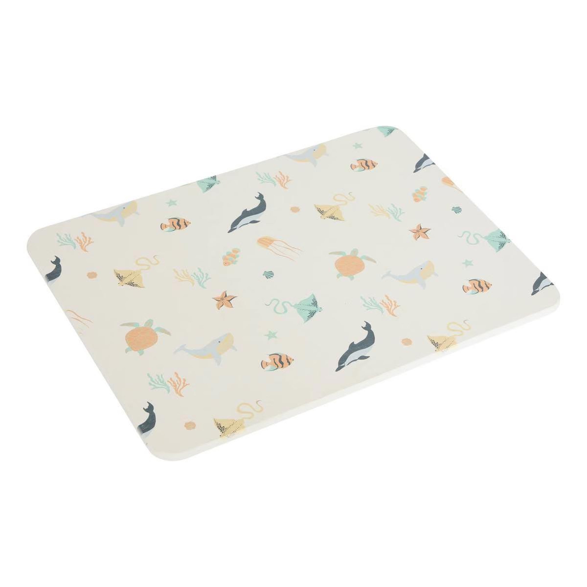Atmosphera Kids Tapis enfant en diatomite  mer  35x45cm multicolore