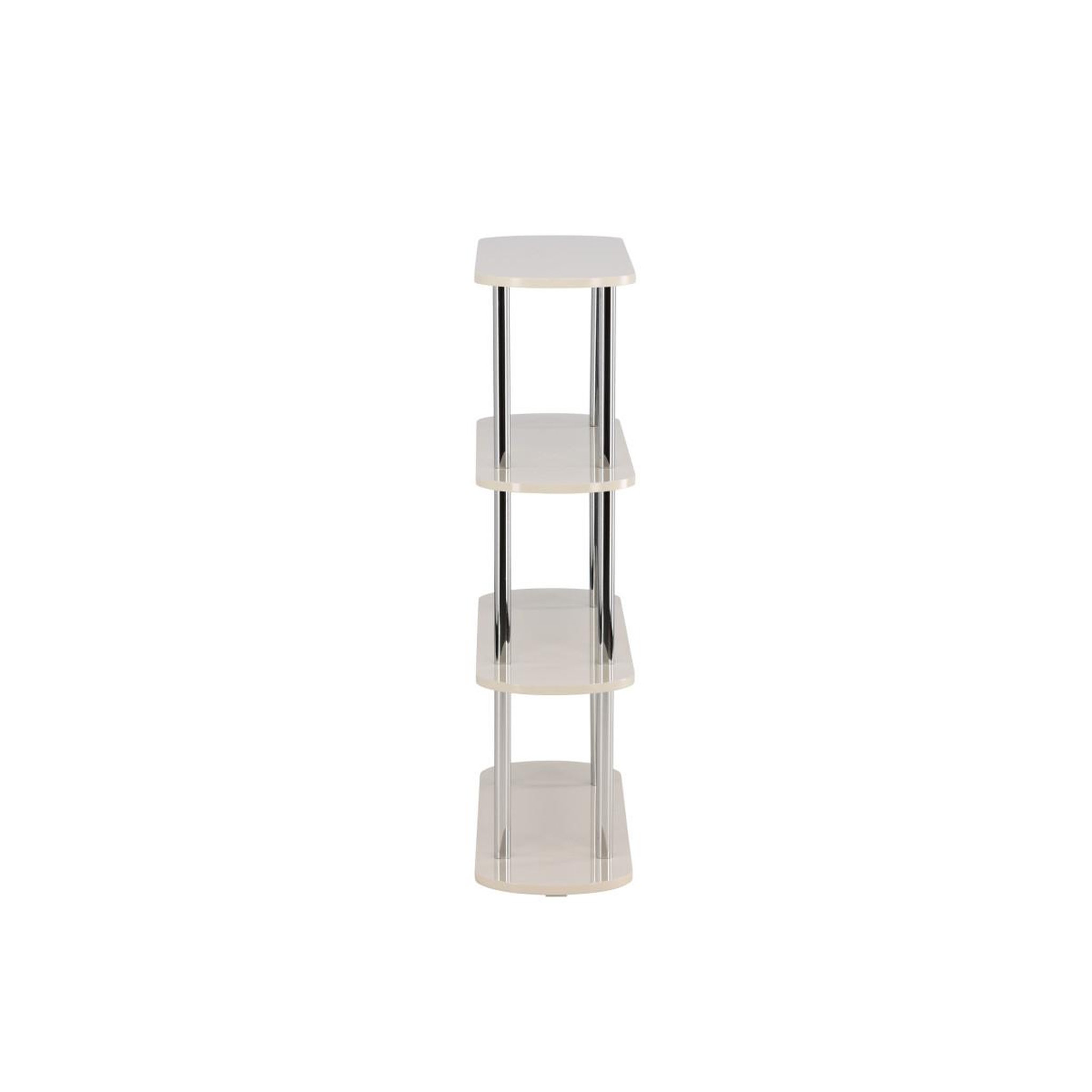 Voir la diapositive 4 : Paris Prix Étagère design 4 niveaux  zino  120cm blanc