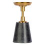 Voir la diapositive 1 : Paris Prix Bougeoir Design en Marbre  Fayya  22cm Noir & Or