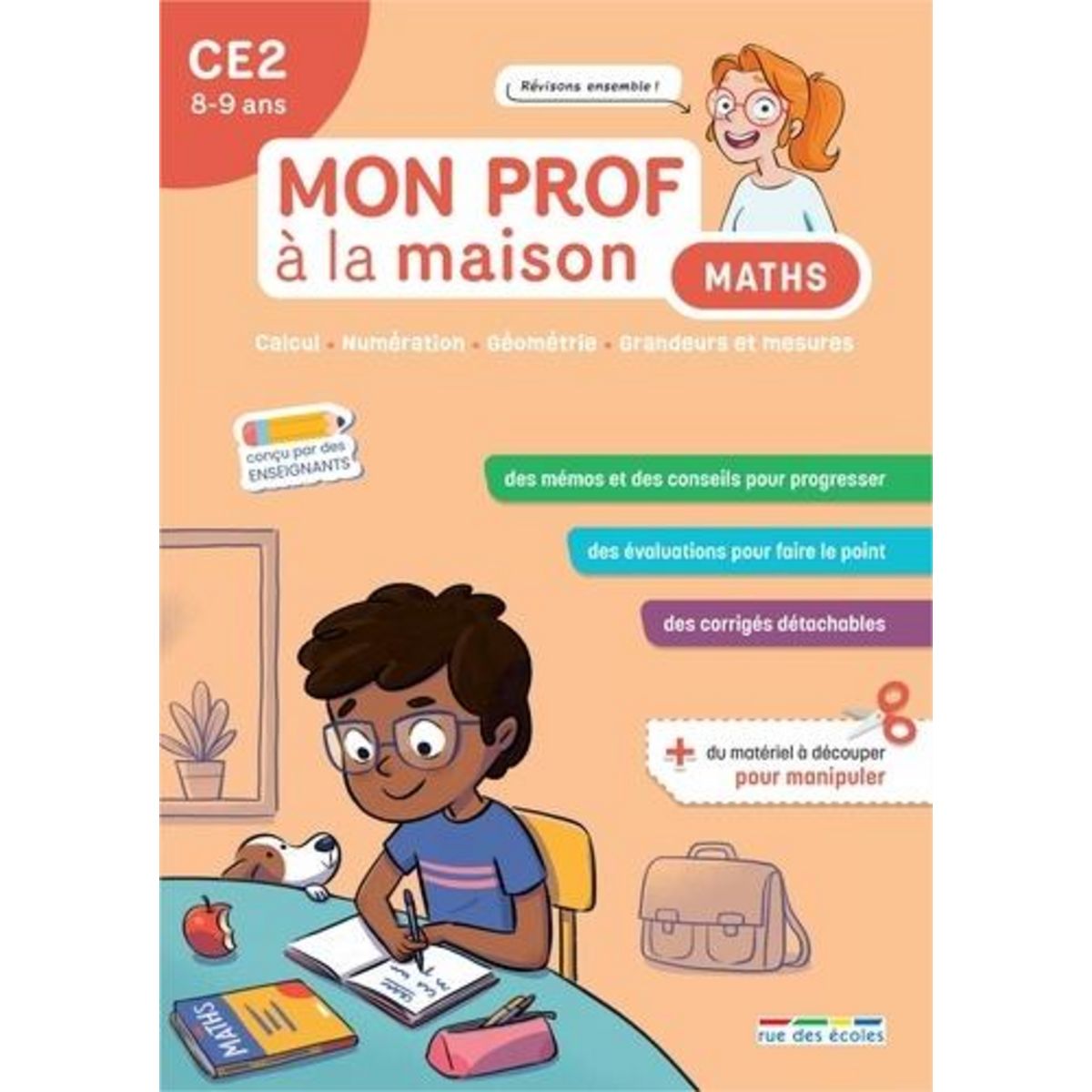 MON PROF A LA MAISON MATHS CE2, Denoël Camille