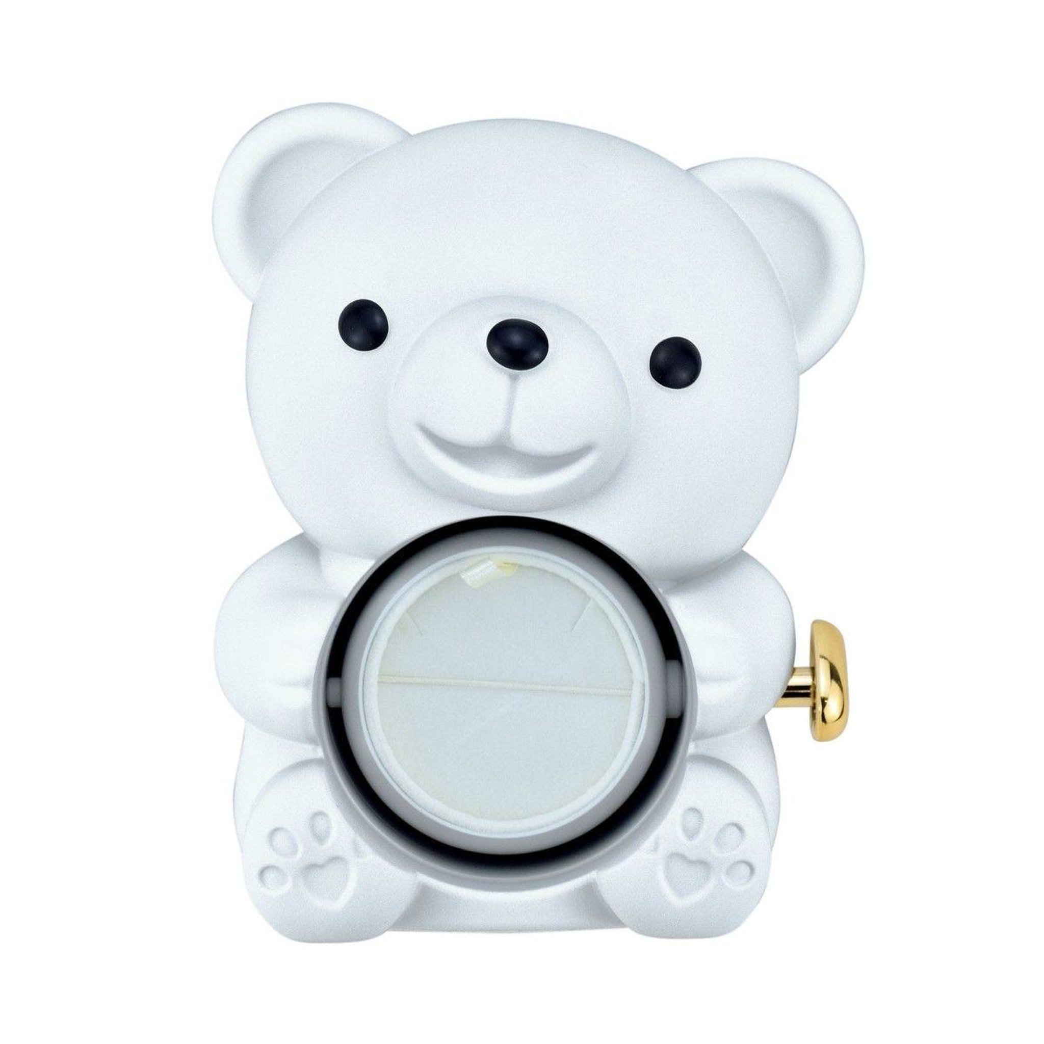 Voir la diapositive 3 : SC CRYSTAL Boite à bijoux Ourson décorée d'une rose éternelle - stabilisée rose