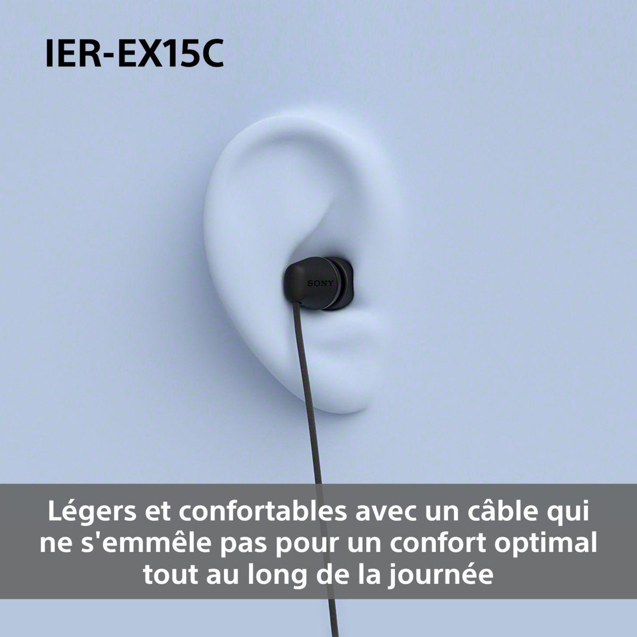 Voir la diapositive 4 : SONY Ecouteurs IER EX15C Bleu