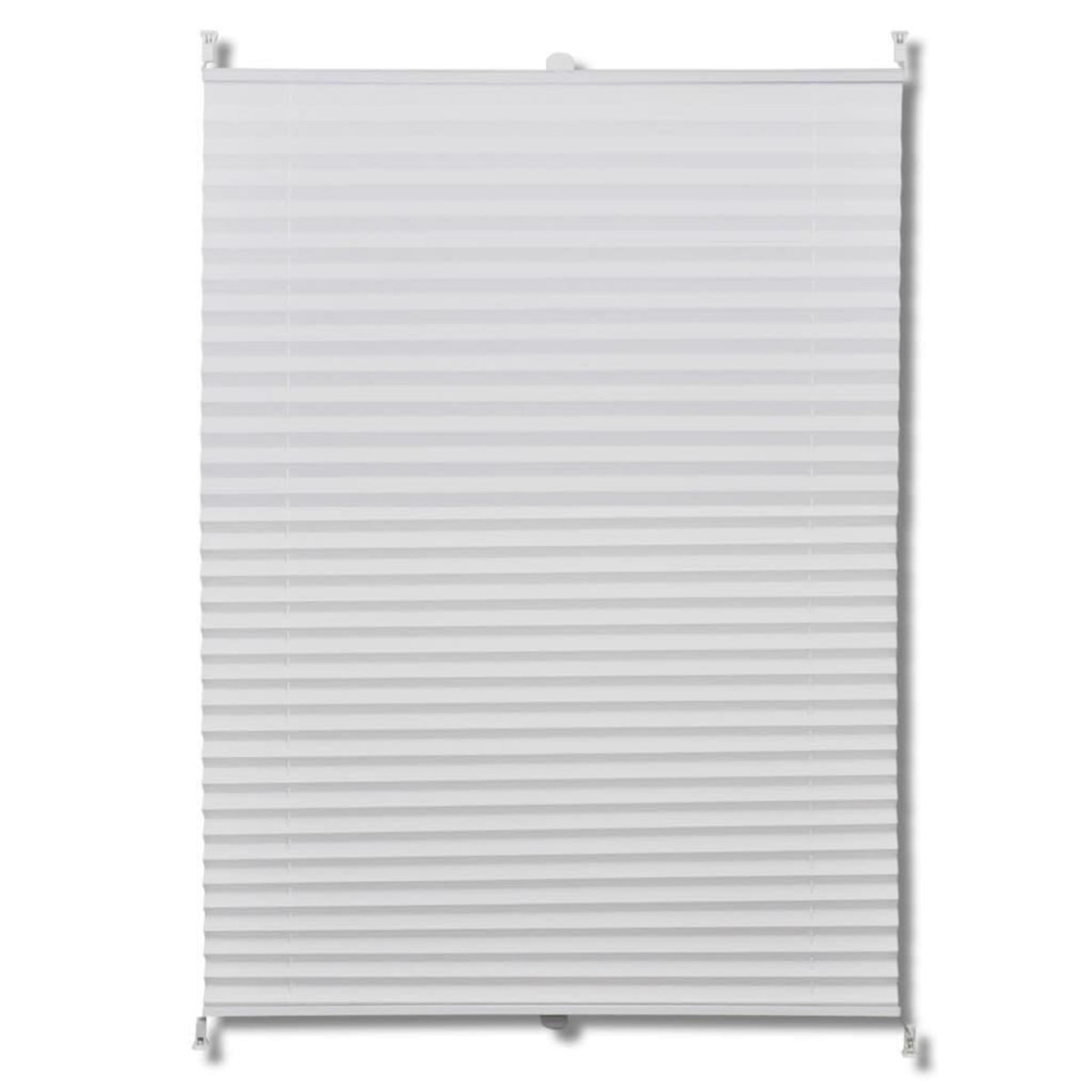 VIDAXL Store plisse 90x125 cm Blanc