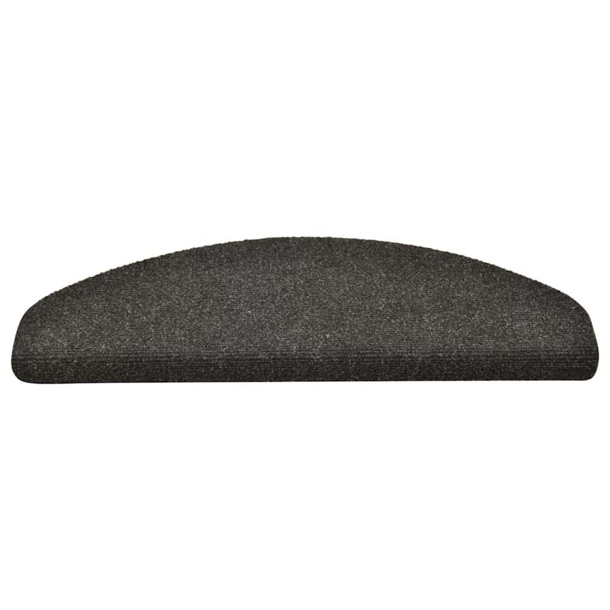 VIDAXL Tapis d'escalier autocollant 30 pcs anthracite 65x21x4 cm