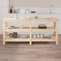 Voir la diapositive 3 : VIDAXL Banc de travail 181x50x80 cm Bois de pin massif