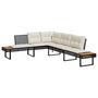 Voir la diapositive 3 : VIDAXL Salon de jardin avec coussins 2pcs noir resine tressee et verre