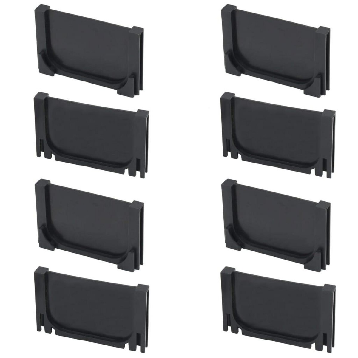 VIDAXL Caniveau de drainage 4 pcs Plastique 4 m