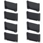 Voir la diapositive 5 : VIDAXL Caniveau de drainage 4 pcs Plastique 4 m