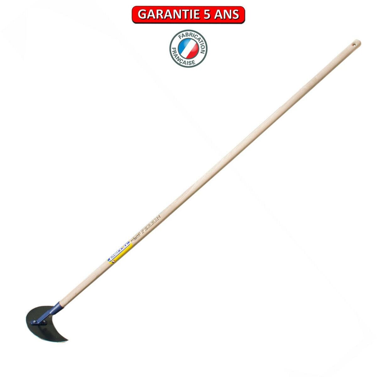 OUTILS PERRIN Ratissoire demi lune désherbeur avec manche - 1.50 m