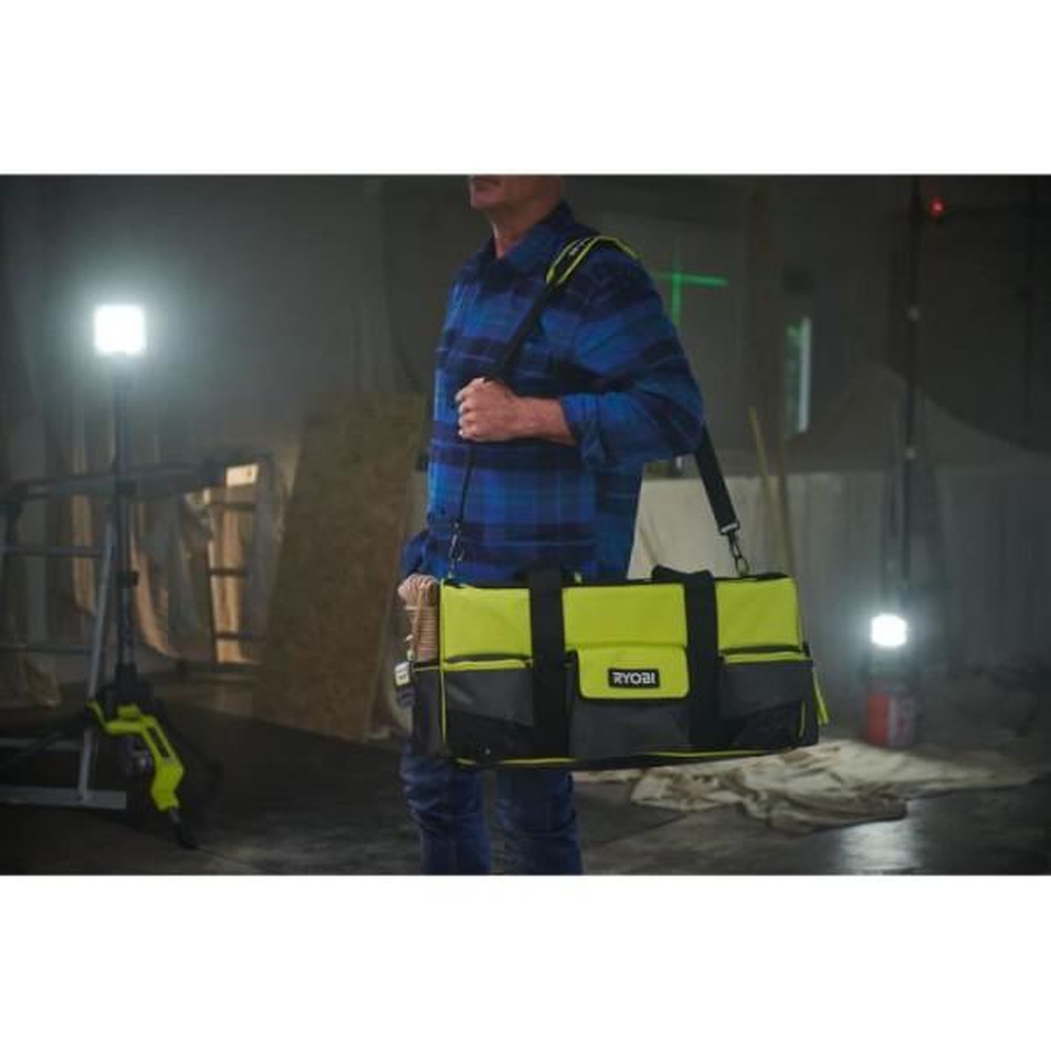 Voir la diapositive 2 : Ryobi Ryobi - sac avec fond renforcé 56 x 29 x 30 cm pour 4 ou 5 outils - rssltb1