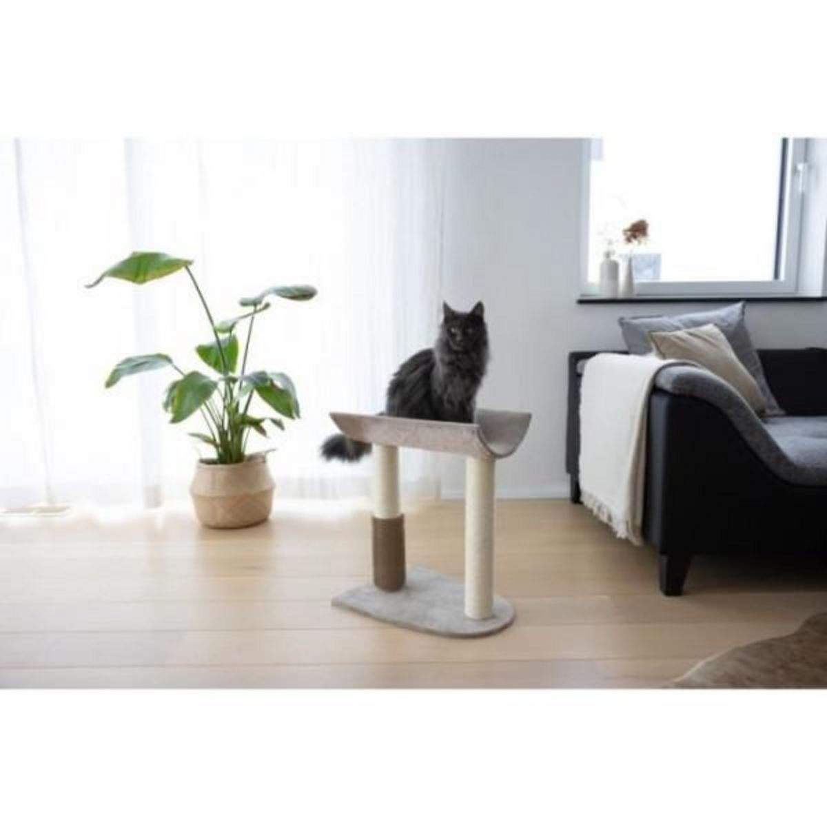 KERBL KERBL - Arbre a chat Ambiance Taupe- 49x35x56 cm - Taupe - Sisal