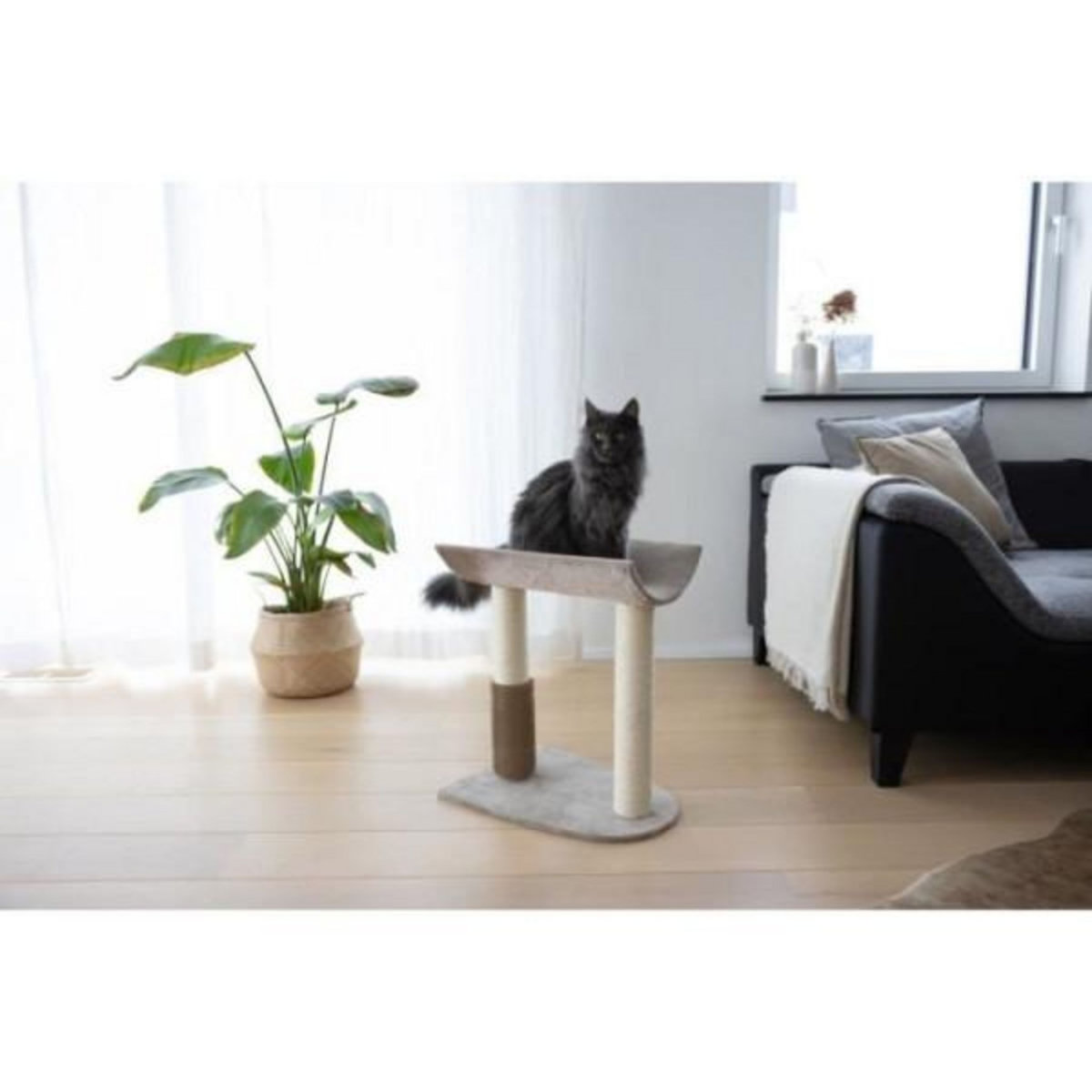 KERBL KERBL - Arbre a chat Ambiance Taupe- 49x35x56 cm - Taupe - Sisal