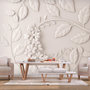 Voir la diapositive 1 : Paris Prix Papier Peint  Paper Flowers Cream