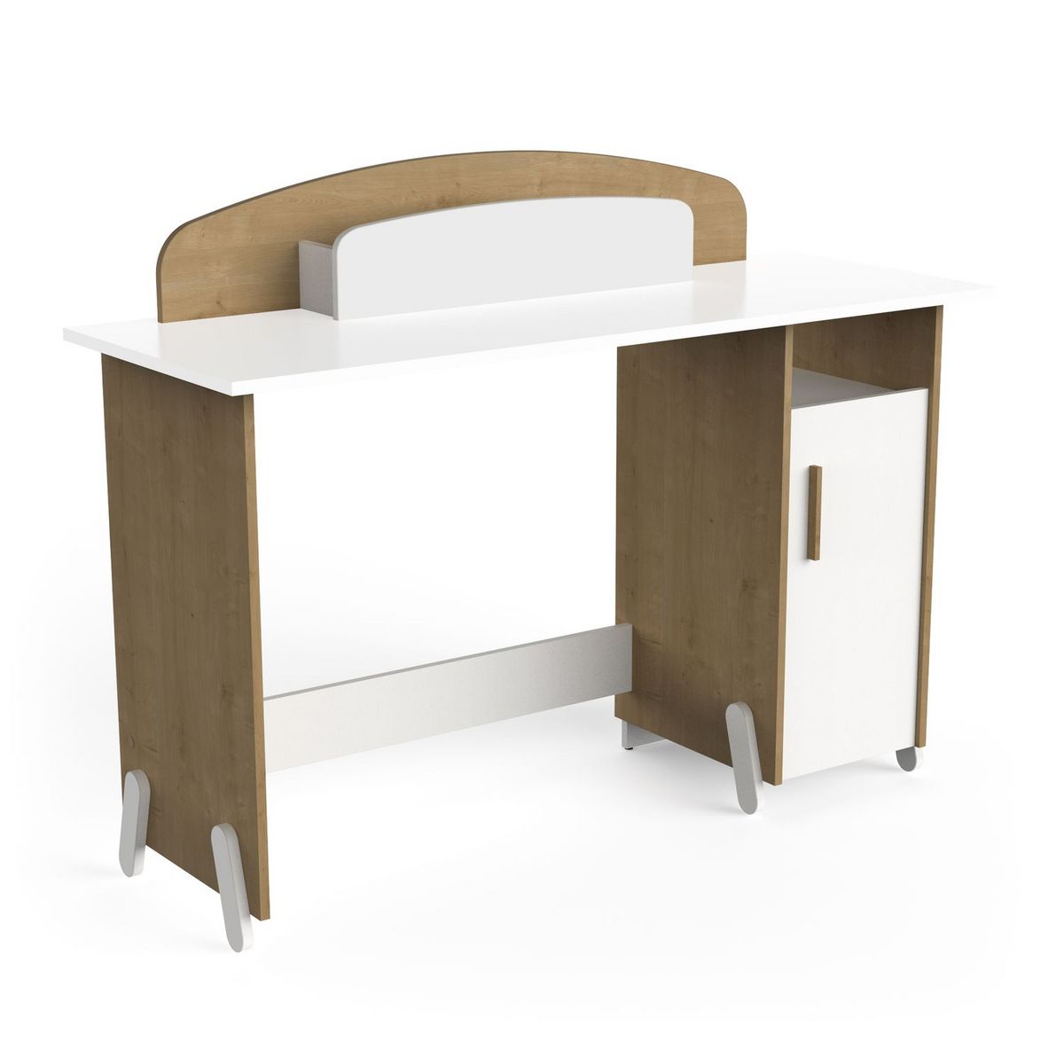 Bureau enfant 1 niche 1 porte L134 cm LILAS