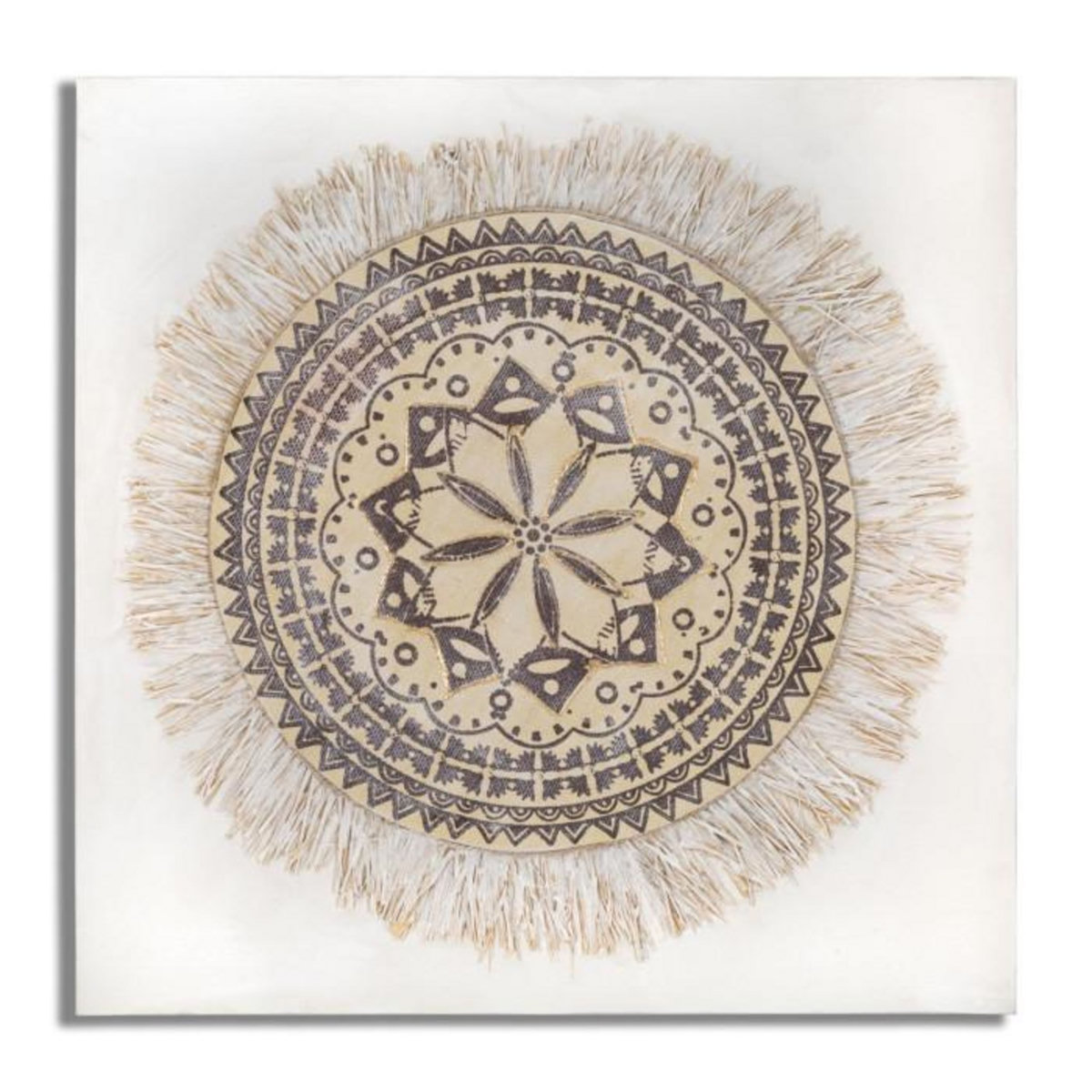 Paris Prix Toile Imprimée Déco  Malind  100x100cm Marron