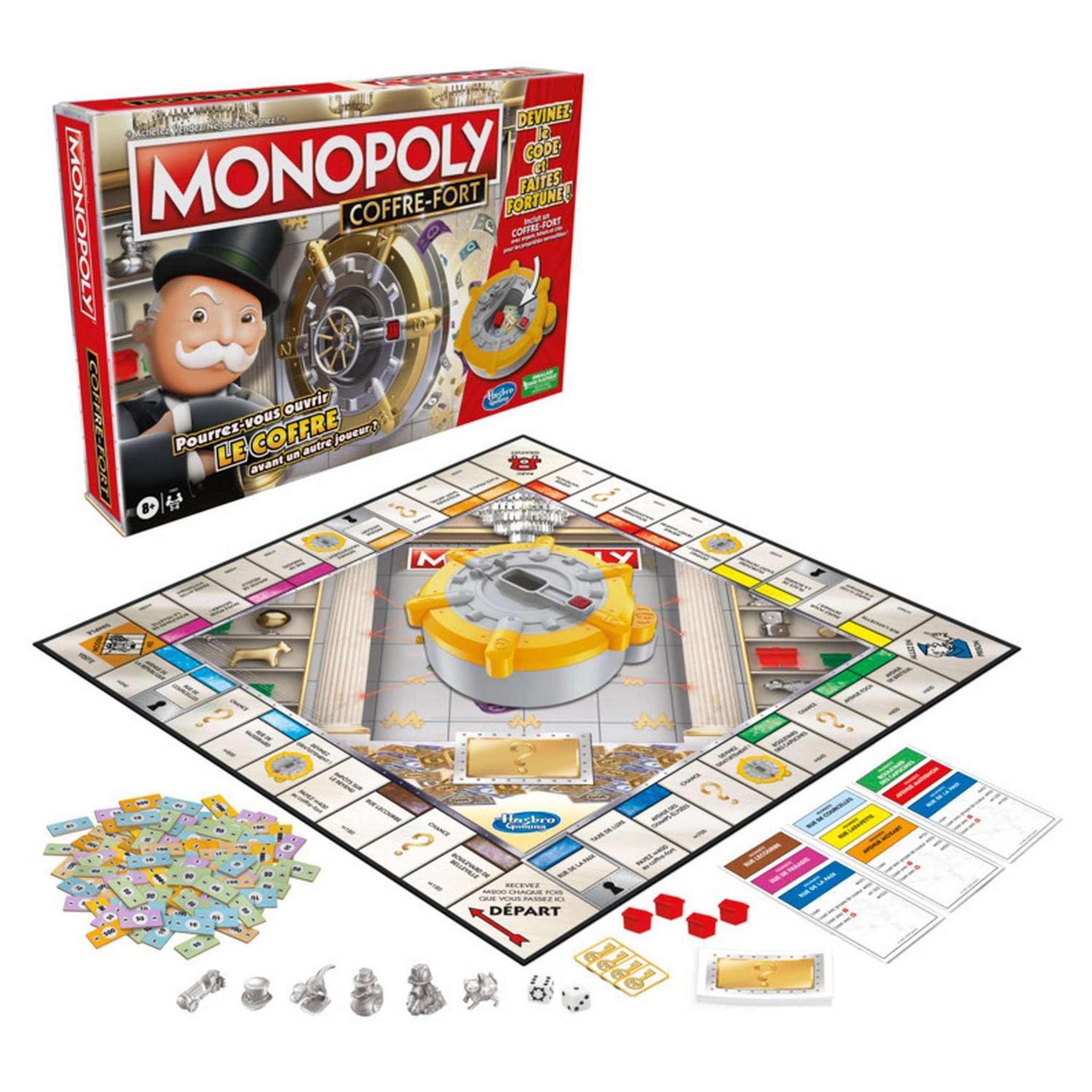Voir la diapositive 4 : HASBRO MONOPOLY : Coffre-fort