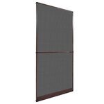 VIDAXL Moustiquaire a charniere pour portes Marron 120x240 cm