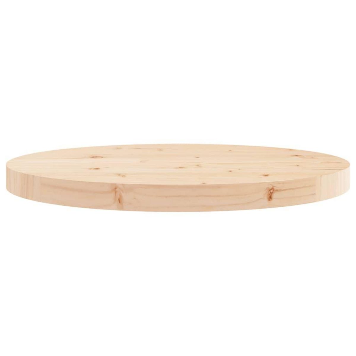 VIDAXL Dessus de table rond Ø50x3 cm bois de pin massif
