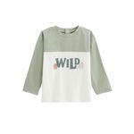 Petit Béguin T-shirt enfant Abou. Coloris disponibles : Vert