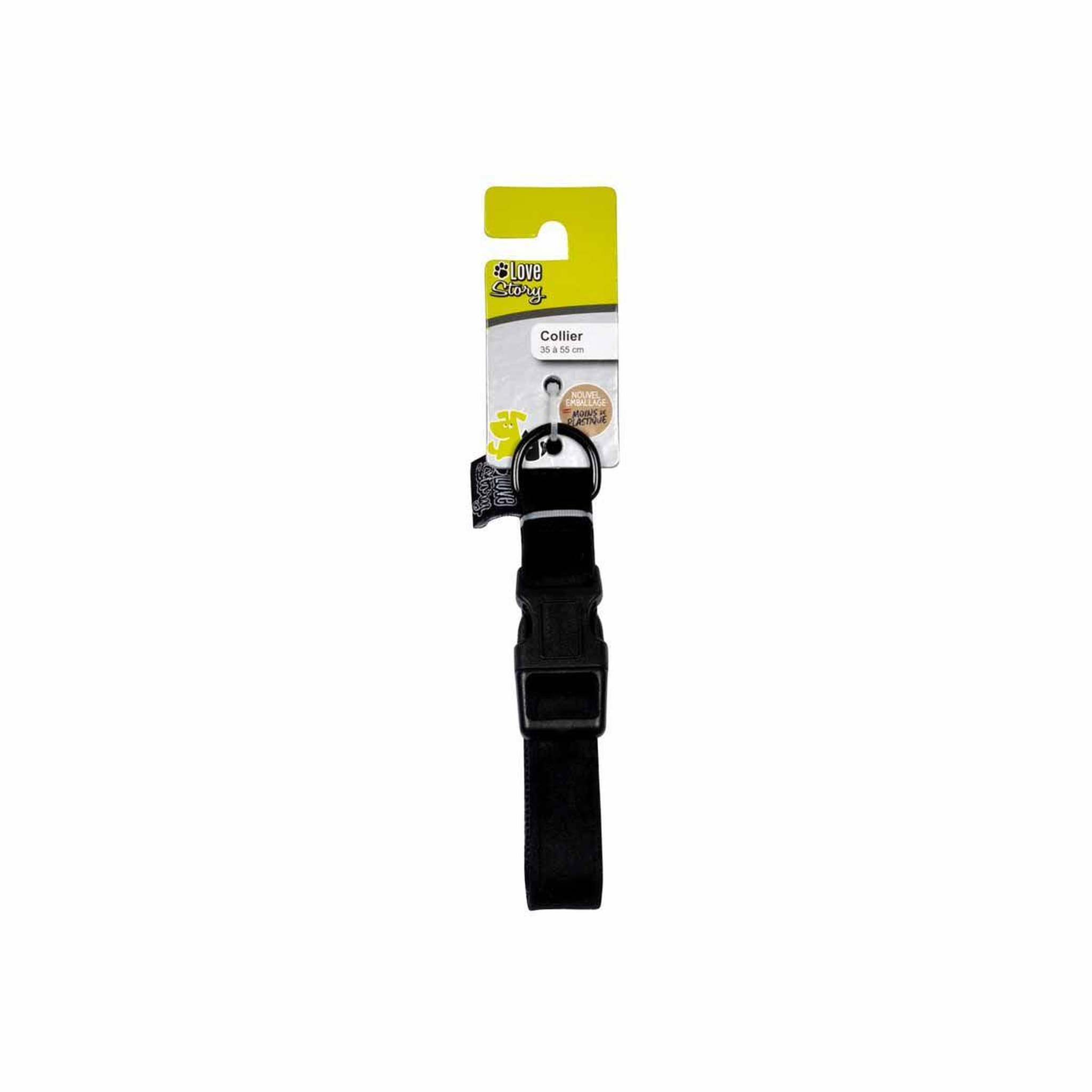 Voir la diapositive 2 : HOMEA Collier pour chien  cosy golden  55cm noir