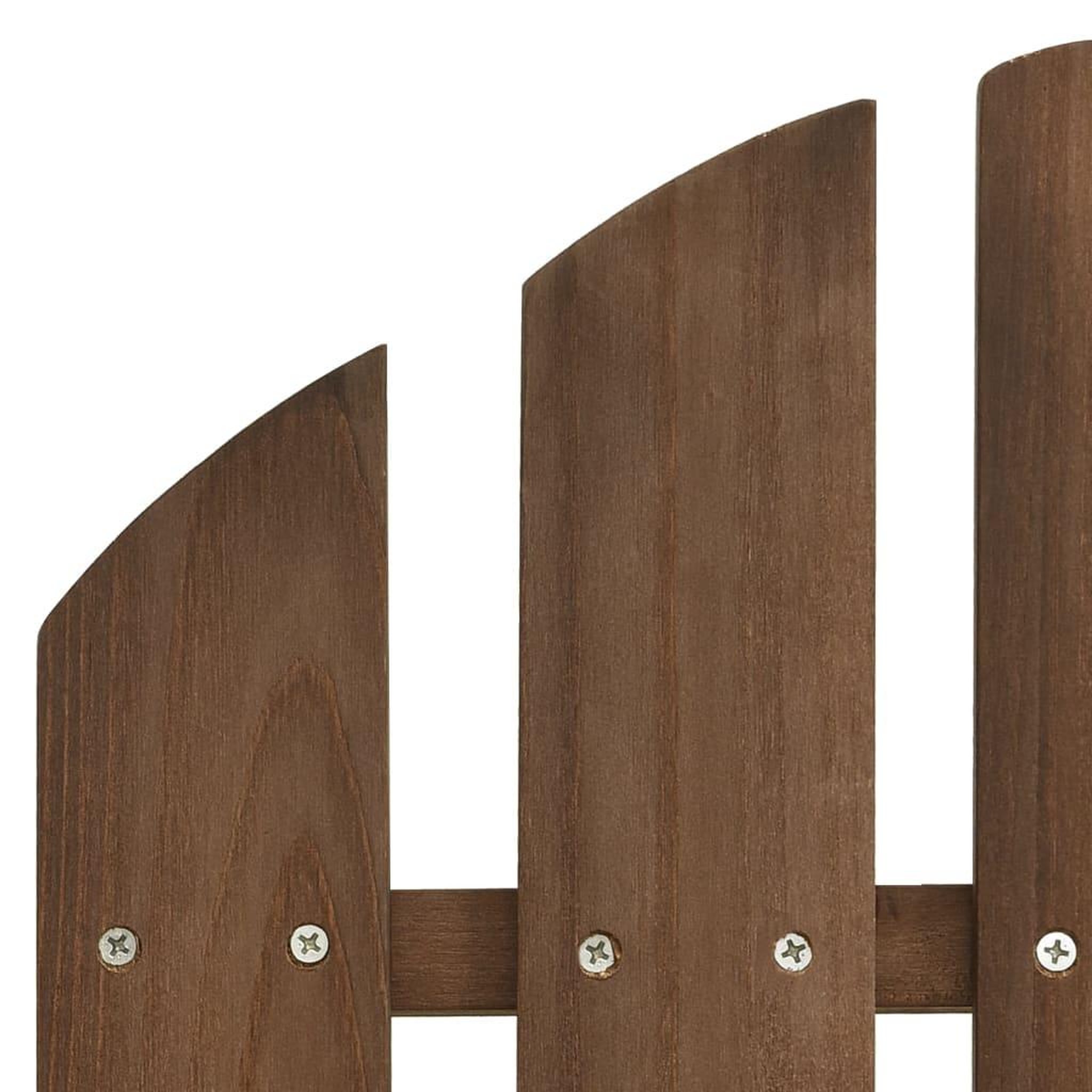 Voir la diapositive 5 : VIDAXL Chaise de jardin Adirondack 2 places bois sapin massif marron