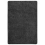 VIDAXL Tapis shaggy antiderapant Gris 160x230 cm