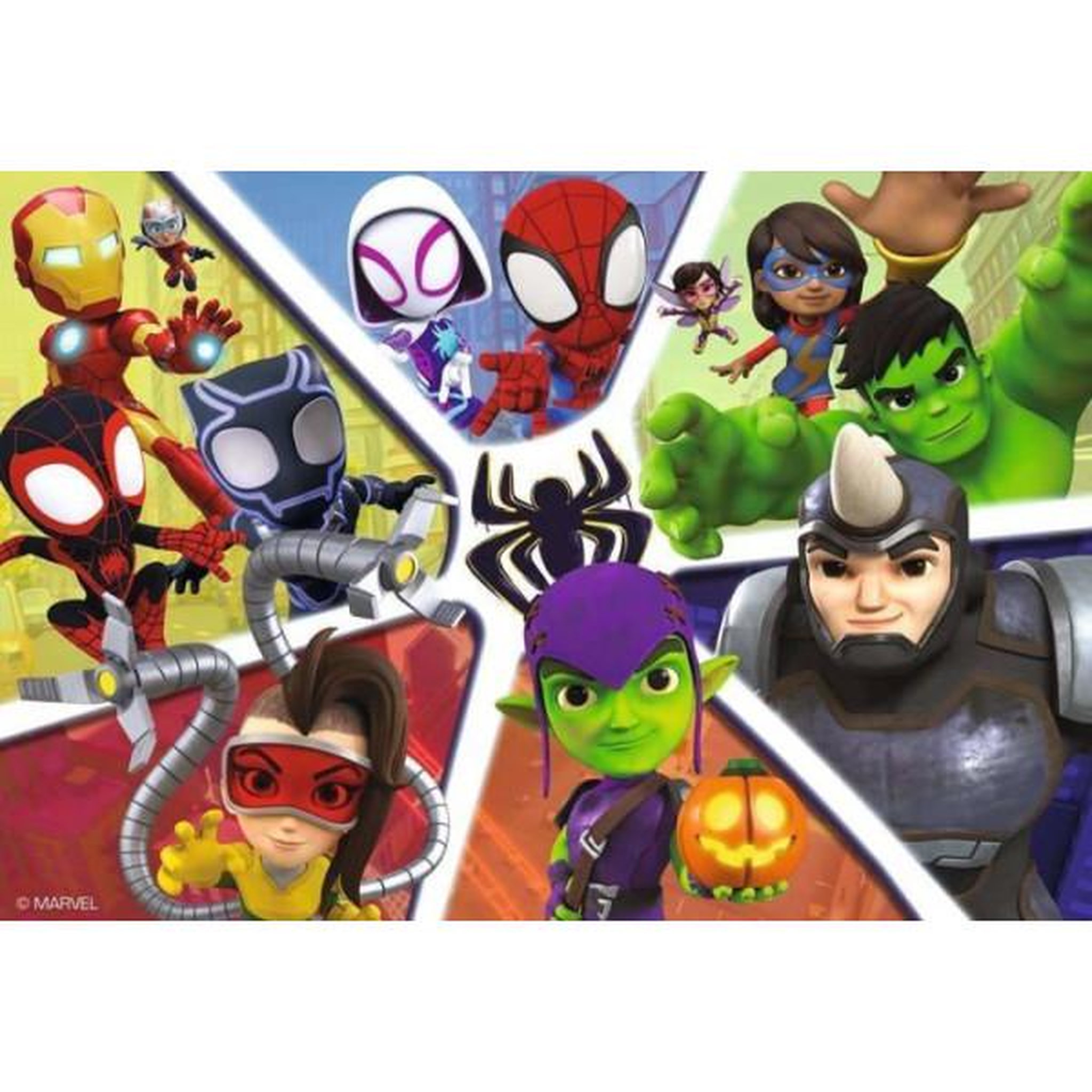 Voir la diapositive 3 : RAVENSBURGER Puzzle 2x24 pieces spidey & compagnie - des 4 ans ravensburger