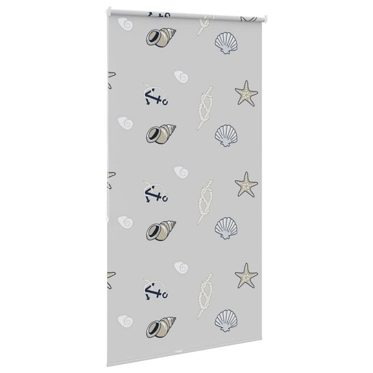 VIDAXL Store enrouleur de douche 130x240 cm largeur du tissu 126 cm