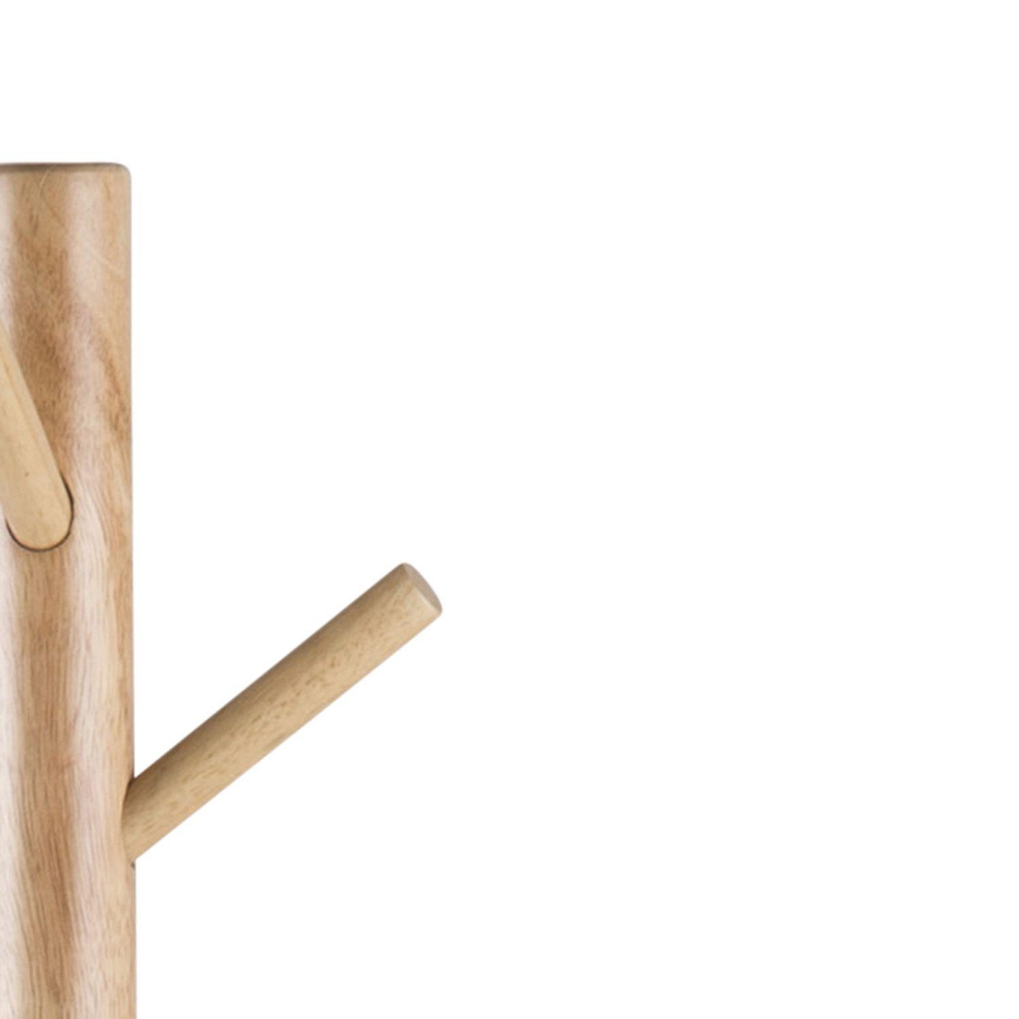 Voir la diapositive 4 : TOILINUX Porte manteau briman à 7 accroches en bois d'hévéa