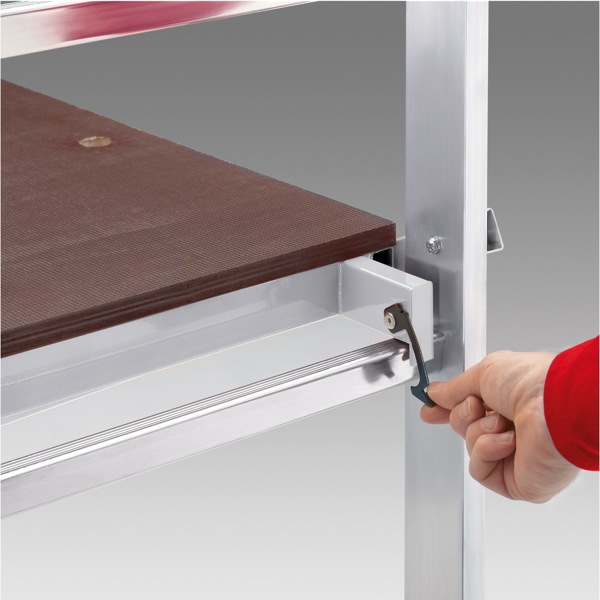 HAILO Echafaudage roulant d'escalier 5m en aluminium - HOBBYSTEP H5