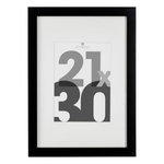 ATMOSPHERA Cadre Photo Déco  Eva  21x30cm Noir