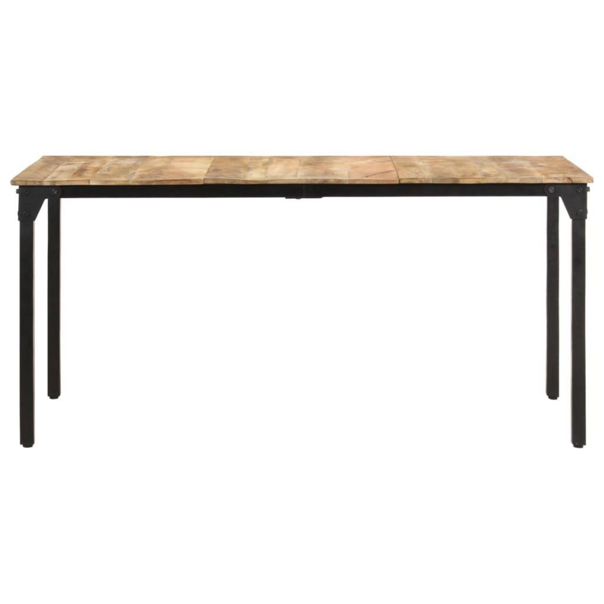 VIDAXL Table de salle a manger 160x80x76 cm Bois de manguier brut