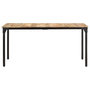 Voir la diapositive 2 : VIDAXL Table de salle a manger 160x80x76 cm Bois de manguier brut