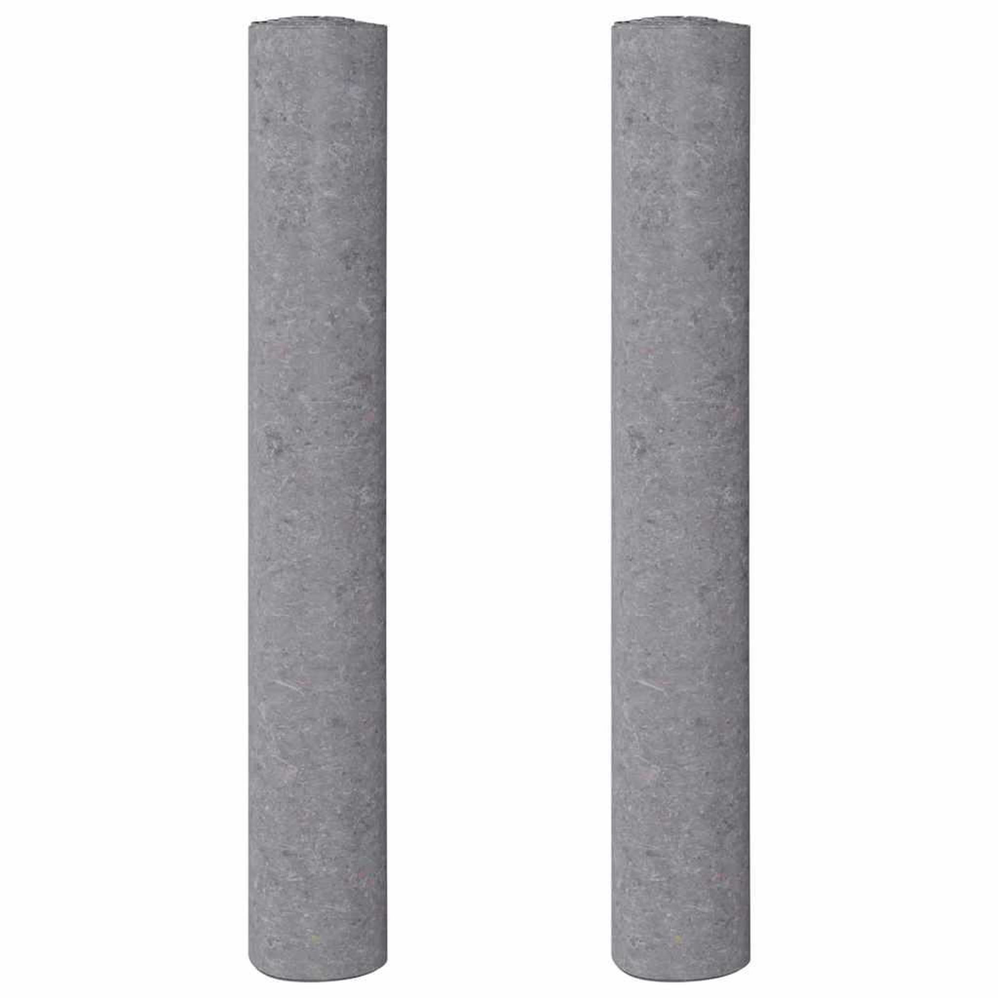 Voir la diapositive 2 : VIDAXL Polaires de peintre antiderapantes 2 pcs 1020 cm 280 g/m² gris