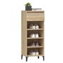 Voir la diapositive 4 : VIDAXL Etagere a chaussures Chene sonoma 40x36x105cm Bois d'ingenierie