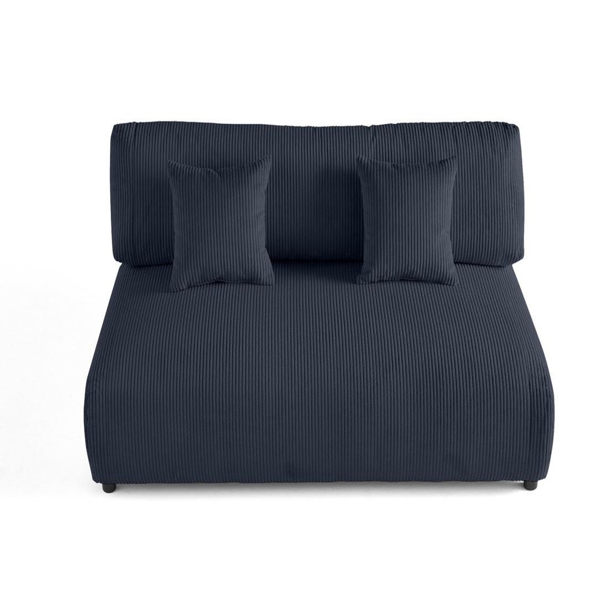 Voir la diapositive 6 : BEST MOBILIER Garance - module d'assise 3 places - en velours côtelé