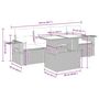Voir la diapositive 6 : VIDAXL Salon de jardin avec coussins 5 pcs marron resine tressee